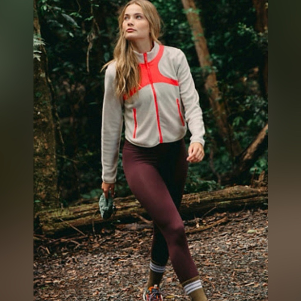 Free People Zip Up Fleece